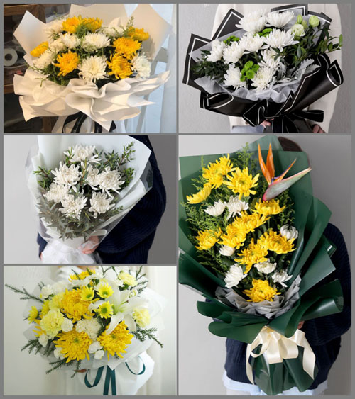 广东肇庆市怀集县甘洒镇小竹村白事花束代送